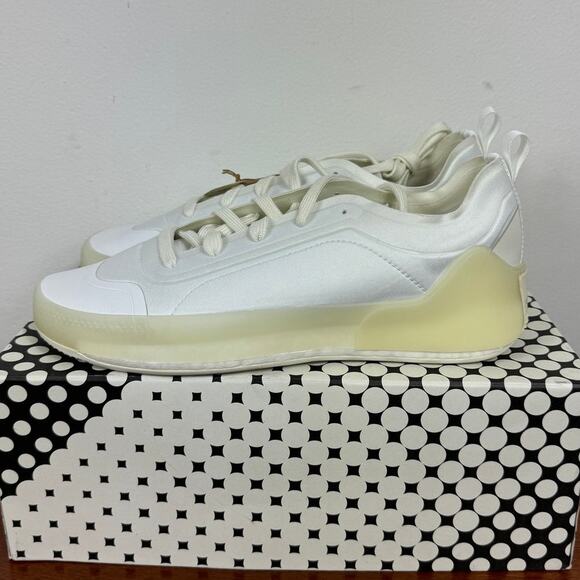 New Adidas by Stella McCartney ASMC Treino Sneakers in White Women's Size 8.5 - Picture 4 of 9